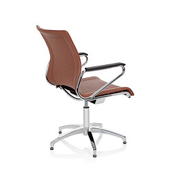 Chaise de conférence / chaise visiteur / chais ASTONA V PU cognac hjh OFFICE pas cher