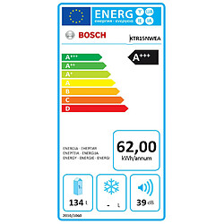 Réfrigérateur table top 56cm 134l a++ blanc - ktr15nwea - BOSCH