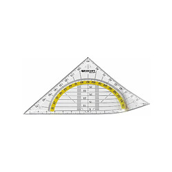 WESTCOTT Equerre géométrique, hypoténuse: 140 mm, souple () 