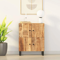 Maison Chic Buffet,Meuble de Rangement,commode pour salon,Cuisine avec 4 portes 60x33x75 cm bois massif de manguier -MN43629