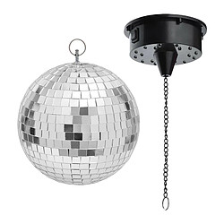 Moteur De Boule De Disco De Miroir Rotatif Accrochant L'éclairage De Boule De Réflexion De Miroir De DJ Avec La Boule