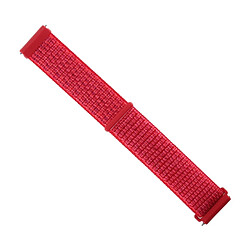 Avis Wewoo Bracelet pour montre connectée de Fitbit Versa / 2 en nylon avec crochet et fermeture à boucle rouge