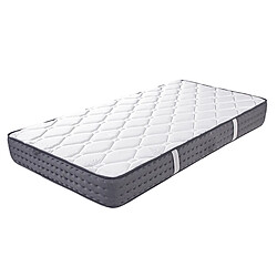 Visiodirect Matelas réversible ANYA en mousse 3D avec face été/ hiver, mémoire de forme