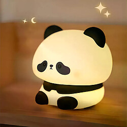 RedMiter Veilleuse LED en Silicone, motif Panda mignon, Animal de dessin animé, Rechargeable par USB, lampe de sommeil chronométrée, décoration de chambre d'enfant 