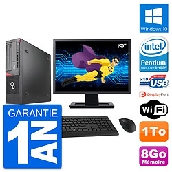 PC Fujitsu E920 DT Ecran 19" Intel G3220 RAM 8Go Disque Dur 1To Windows 10 Wifi · Occasion 