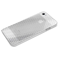 Blueway Coque semi-rigide transparente finition croisillons pour iPhone 5/5S