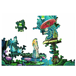 Puzzles Michele Wilson Puzzle en bois Fait Main 100 pièces : Alice au Pays des Merveilles