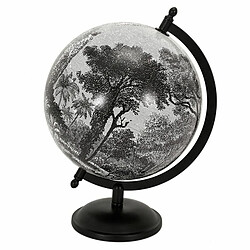 Paris Prix Globe Terrestre Black Forest 31cm Noir & Blanc