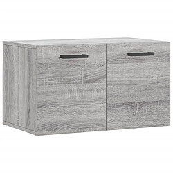 Maison Chic Armoire murale,Meuble de Rangement pour salon,cuisine Sonoma gris 60x36,5x35 cm Bois d'ingénierie -MN91863