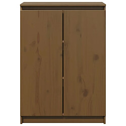 Acheter vidaXL Buffet Marron miel 60x36x84 cm Bois de pin massif