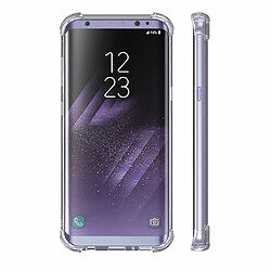 Evetane Coque Samsung Galaxy S8 silicone anti-choc souple angles renforcés transparente pas cher