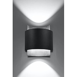 Avis Luminaire Center Applique murale Impact Acier Noir 1 ampoule 11cm