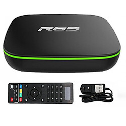 Universal R69 Smart Set Top Box Box 4K Haute définition Quad-core 2.4g WiFi 1080p 2GB16 Go Support 3D Film 