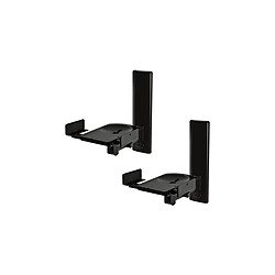 Btech Paire du Supports Mural d'Enceintes B-Tech Mountlogic BT77 Noir