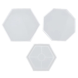 Silicone moulage résine moulage bricolage coaster fabrication de bijoux faisant 115mm140mm150mm