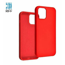 Riffi Coque Riff Thin & Soft en silicone avec intérieur en fibre souple pour Apple iPhone 13 Pro Max Rouge 