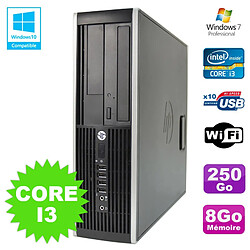 PC HP Elite 8200 SFF Intel Core I3 3.1GHz 8Go Disque 250Go DVD WIFI W7 - Occasion