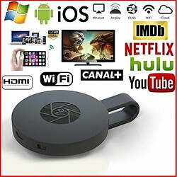 Dongle D'Affichage Sans Fil Wifi Pour Adaptateur Hdmi Sans Fil Récepteur Tv Portable Dongle Airplay 720P