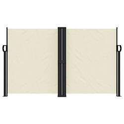 Avis Maison Chic Auvent latéral rétractable | Store latéral | Brise-vue latéral crème 140x600 cm -GKD37717