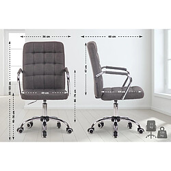 Non Chaise de bureau tissu Terni