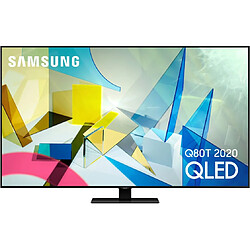 Samsung TV QLED 50"" 125 cm - QE50Q80T 2020 Smart TV 4K - Full LED VA - 50 Hz - HDR10+ - Micro Dimming Supreme UHD - AirPlay 2 - PQI 3200 - Audio 2.2 40W - Model EU