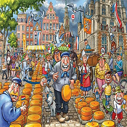 Avis Jumbo Spiele- Wasgij Original 38-Market Meltdown-1000 Teile NEU Puzzle, 25010, Multicolore