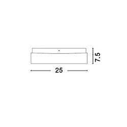 NOVA LUCE Plafonnier Salle de Bain CUBE Opale LED E27 1x40 W H7,5