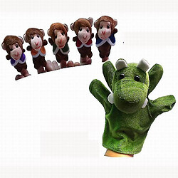 Universal Puppets de comptimine de crèche Cinq petits singes swing dans un arbre en peluche de marionnettes pour les enfants / étudiants