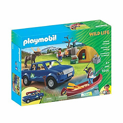 Playmobil® Campeurs Playmobil Wild Life avec pick up & tente 5669