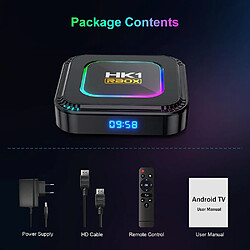 Acheter Box Android TV 8K Smart 4GB+128GB Quad-Core Control À Distance WiFi 5G YONIS