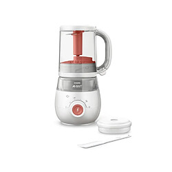 PHILIPS AVENT Robot cuiseur-mixeur - 1000 ml - Rouge