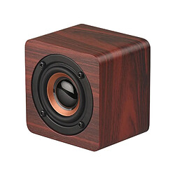 Avis Yonis Mini Enceinte Bluetooth Bass Puissant Autonomie 8h Bois Portable