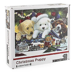 Universal Copoz noël chiot puzzle casse-tête forme unique casse-tête adulte enfant jouet cadeau pas cher