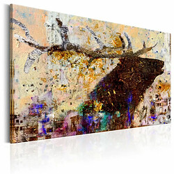 Paris Prix Tableau Imprimé Golden Stag 80 x 120 cm 