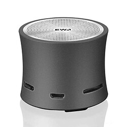 Yonis Mini Enceinte Bluetooth Super Bass Portable Mini Enceinte Bluetooth Portable Haut-Parleur Métallique USB MP3 Son Pure Super Bass Gris YONIS