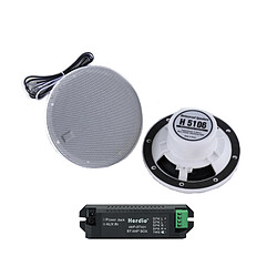 Desineo Kit 2 haut-parleurs 80w étanche + amplificateur bluetooth