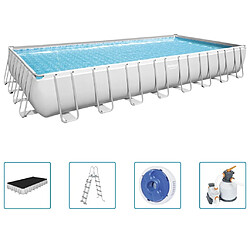 Bestway Ensemble de piscine Power Steel 956x488x132 cm