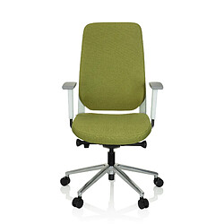 Chaise de bureau / chaise pivotante CHIARO T4 WHITE tissu vert hjh OFFICE