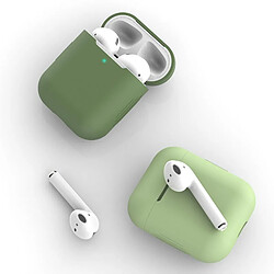 GUPBOO Étui antichoc pour AirPods1 2 écouteurs étui en Silicone pour AirPods 1 2 étui pour écouteurs avec boîtier de charge Silicone souple