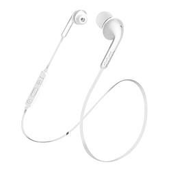 Écouteurs Bluetooth Contour cou Télécommande et Micro HD Defunc Blanc