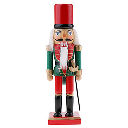 25cm figurine casse-noisette en bois ornements de noel décorateur solider avec épée