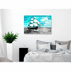 Paris Prix Tableau Imprimé Spring Cruise Wide Blue 60 x 90 cm