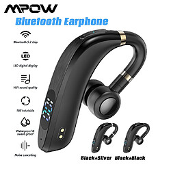 GUPBOO Casque Bluetooth Mpow Business résistant à la sueur et au bruit 