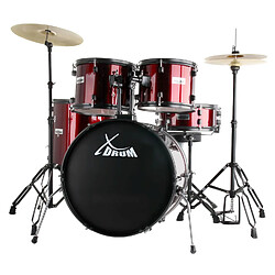 XDrum Rookie 22"" Standard Batterie ruby red set complet