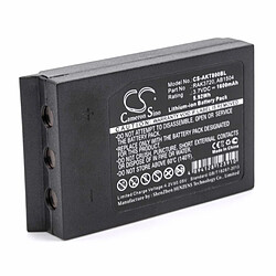 vhbw Li-Ion batterie 1600mAh (3.7V) pour télécommande Remote Control Akerstroms Mercury 12b, Mercury 12bd, Mercury 8b, T-Rx 12b, T-Rx 28jb 