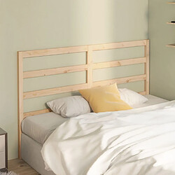 Avis Maison Chic Tête de lit scandinave pour lit adulte,Meuble de chambre 126x4x100 cm Bois massif de pin -MN13682