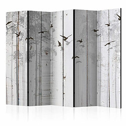 Paris Prix Paravent 5 Volets Birds on Boards 172x225cm 