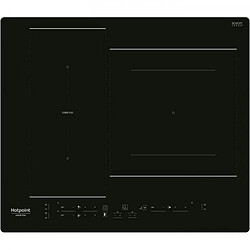 Table de cuisson induction - HOTPOINT - 3 zones - HB2760BNE - L 59 x P 51 cm - 7200W total - Noir