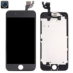 Wewoo Pour iPhone 6 caméra frontale noir + LCD + cadre + pavé tactile Assembleur de numériseur pièce détachée 4 en 1