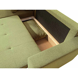 Acheter Bestmobilier Pilea - canapé d'angle réversible 4 places - convertible avec coffre - en tissu